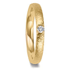 Alliance Or jaune 18K Diamant 0.09 ct, w-vsi