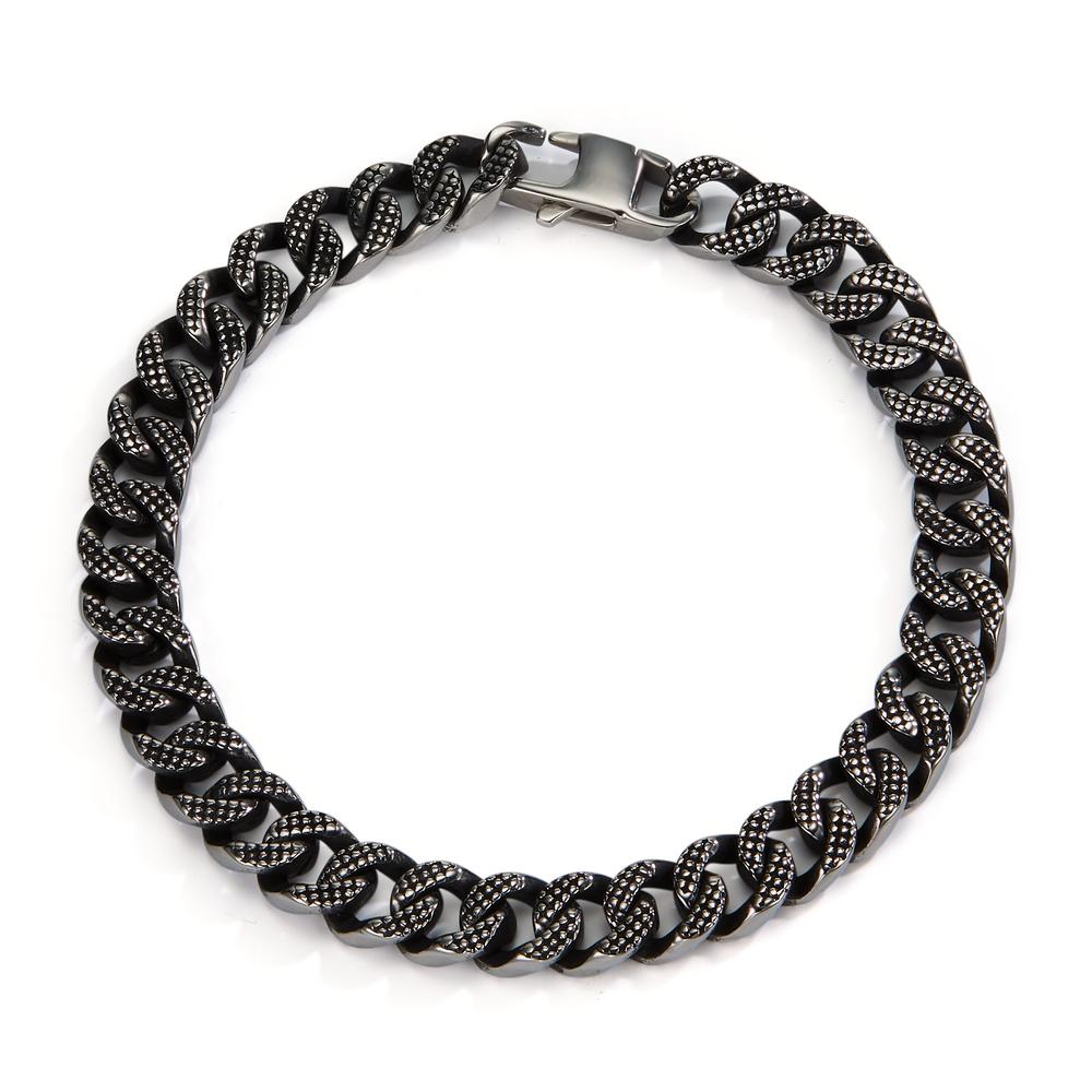 Bracelet Acier inoxydable noir PVD 20.5 cm