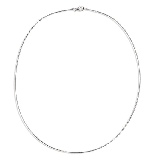 Collier Argent Rhodié 45 cm