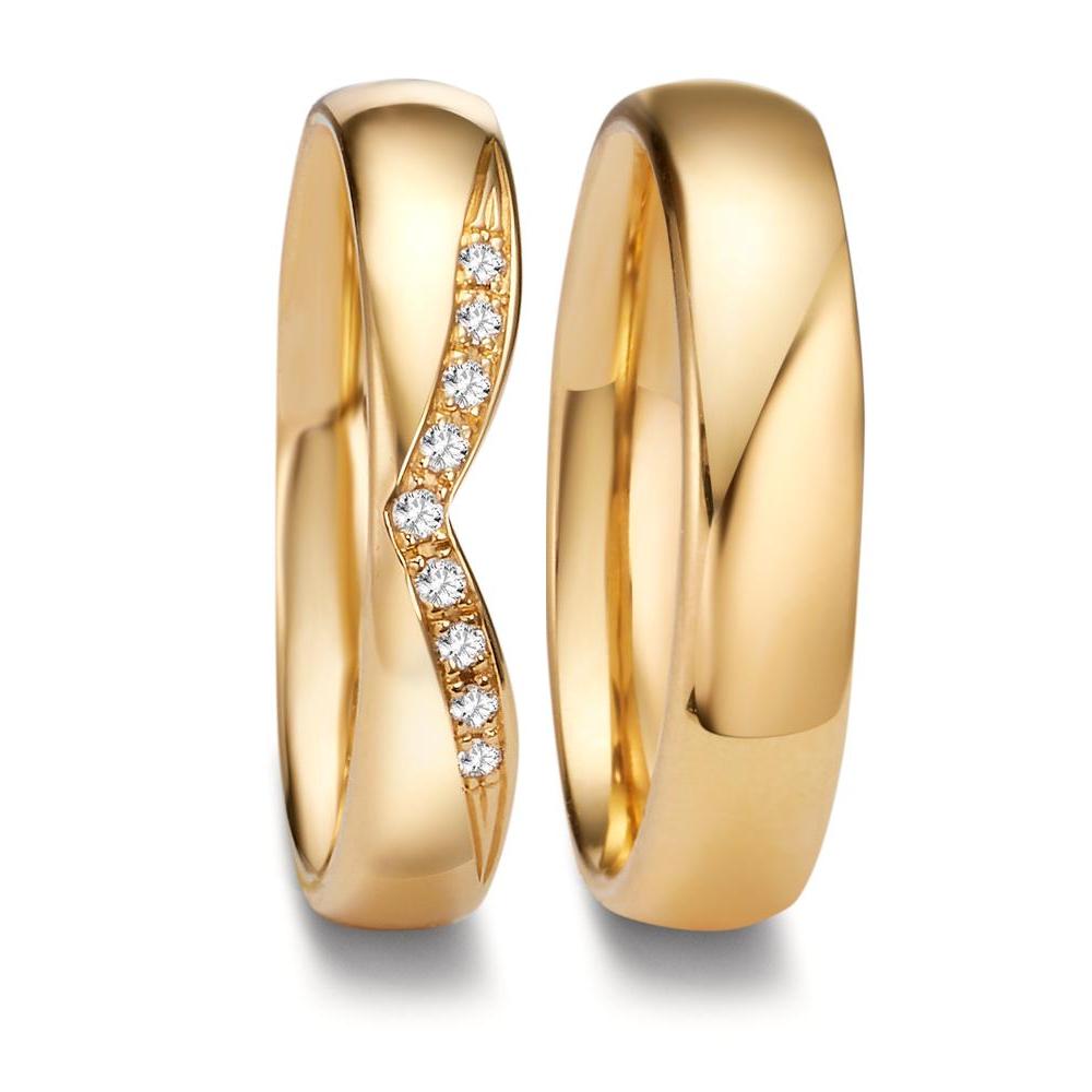 Alliance Or jaune 18K