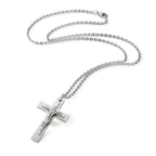 Collier Acier inoxydable Croix 50 cm