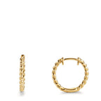 Créoles à charnières Or jaune 18K