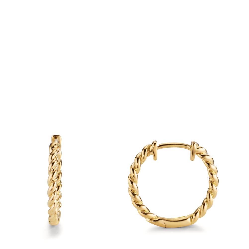 Créoles à charnières Or jaune 18K