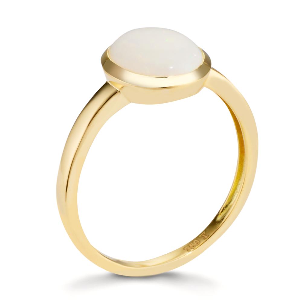 Bague Or jaune 18K Opale
