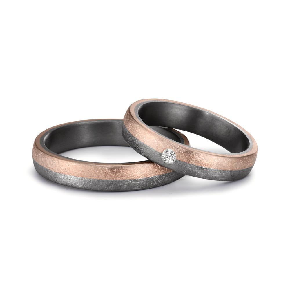 Alliance Tantale 999, Or rose 14K