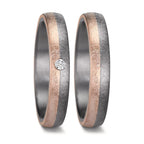 Alliance Tantale 999, Or rose 14K