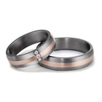 Alliance Tantale 999, Or rose 14K