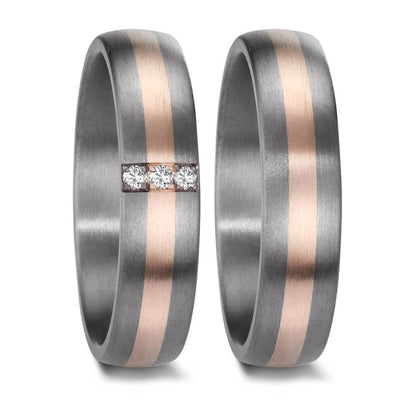 Alliance Tantale 999, Or rose 14K