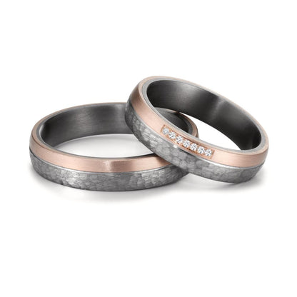 Alliance Tantale 999, Or rose 14K