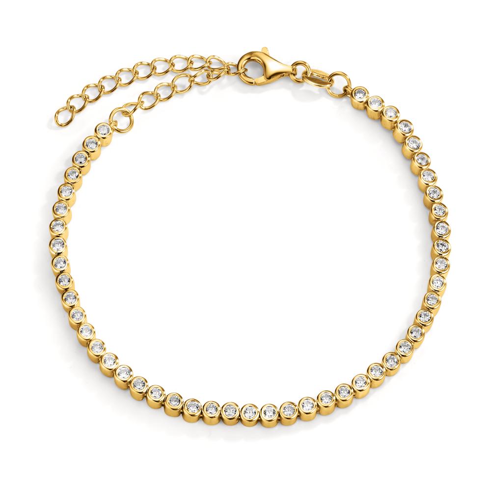 Bracelet Argent Zircone Plaqué or