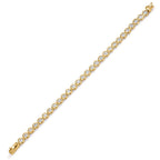 Bracelet Argent Zircone 28 Pierres Plaqué or