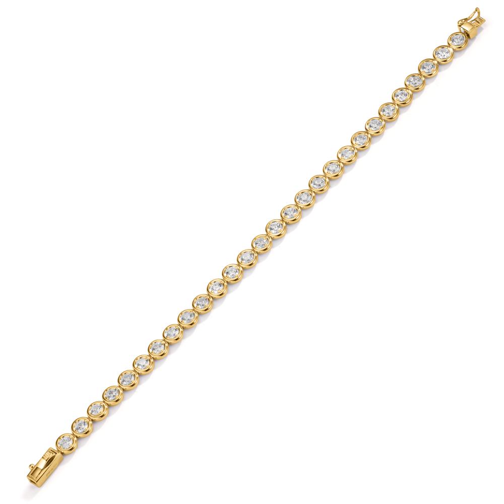 Bracelet Argent Zircone 28 Pierres Plaqué or
