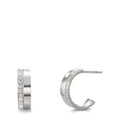 Créoles Argent Zircone Rhodié
