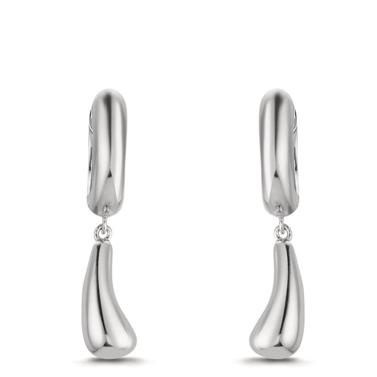 Créoles à charnières Argent Rhodié