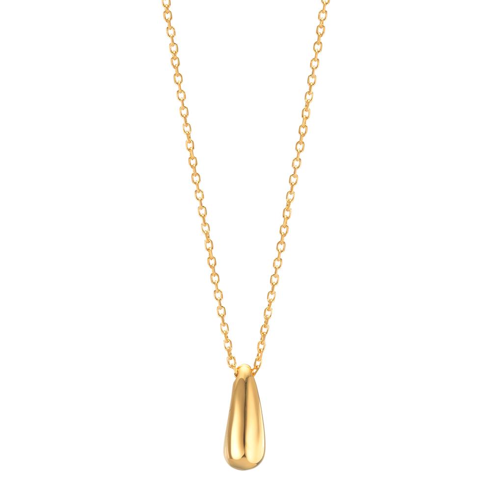 Collier Argent jaune Plaqué or 40-44 cm