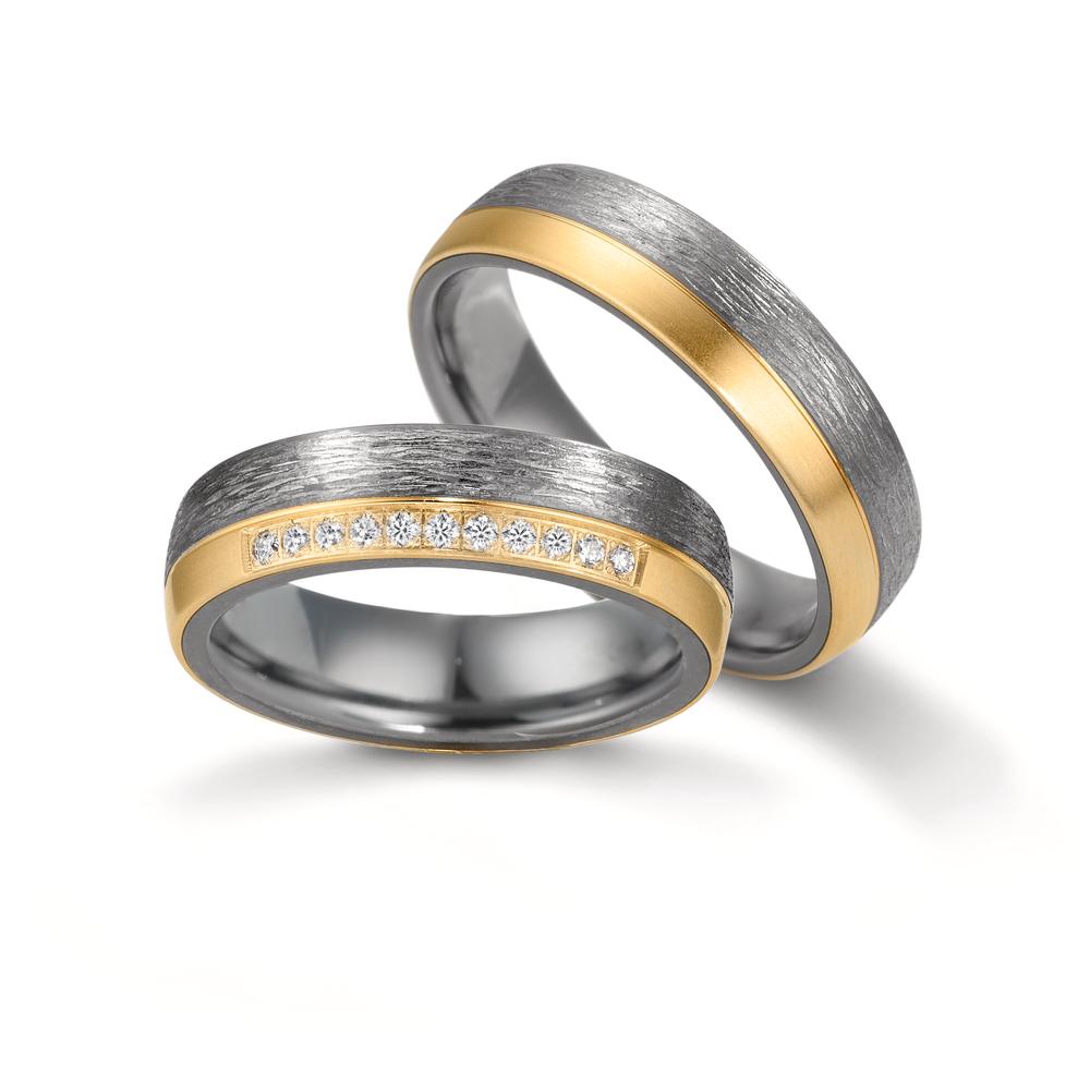 Alliance Tantale 999, Or jaune 14K