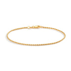 Bracelet Argent jaune Plaqué or Ø1.4 mm