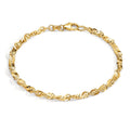 Bracelet Argent jaune Plaqué or