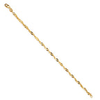 Bracelet Argent jaune Plaqué or