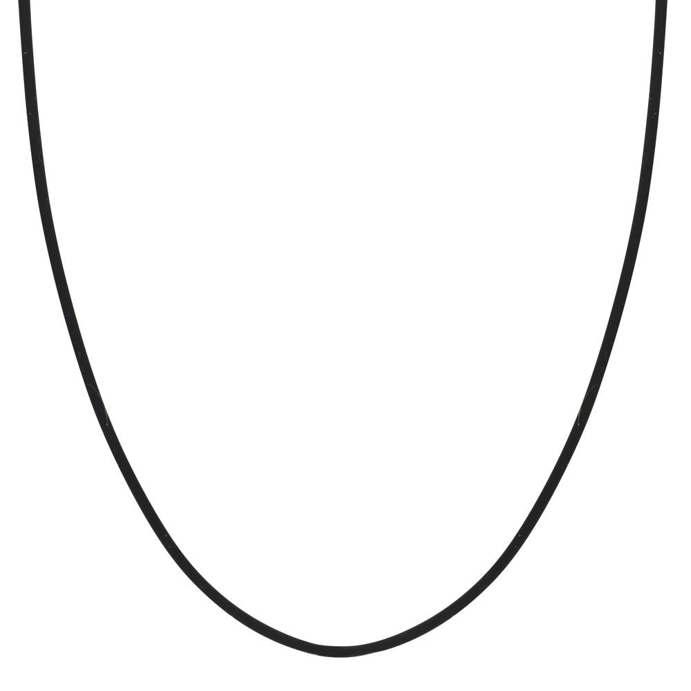 Cordon de cou Silicone, Acier inoxydable 45 cm