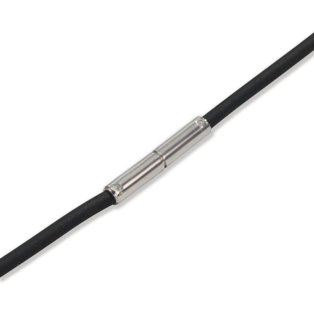 Cordon de cou Silicone, Acier inoxydable 45 cm