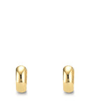 Créoles à charnières Argent jaune Plaqué or