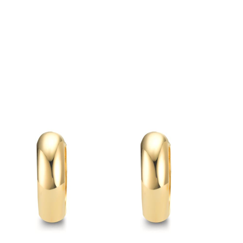 Créoles à charnières Argent jaune Plaqué or