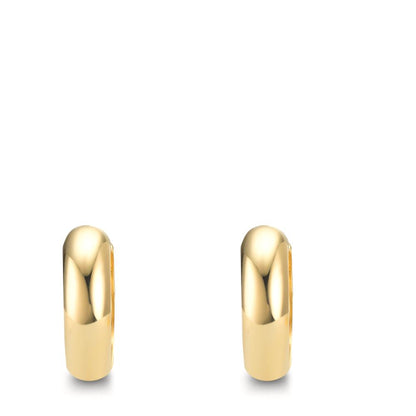 Créoles à charnières Argent jaune Plaqué or
