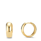 Créoles à charnières Argent jaune Plaqué or