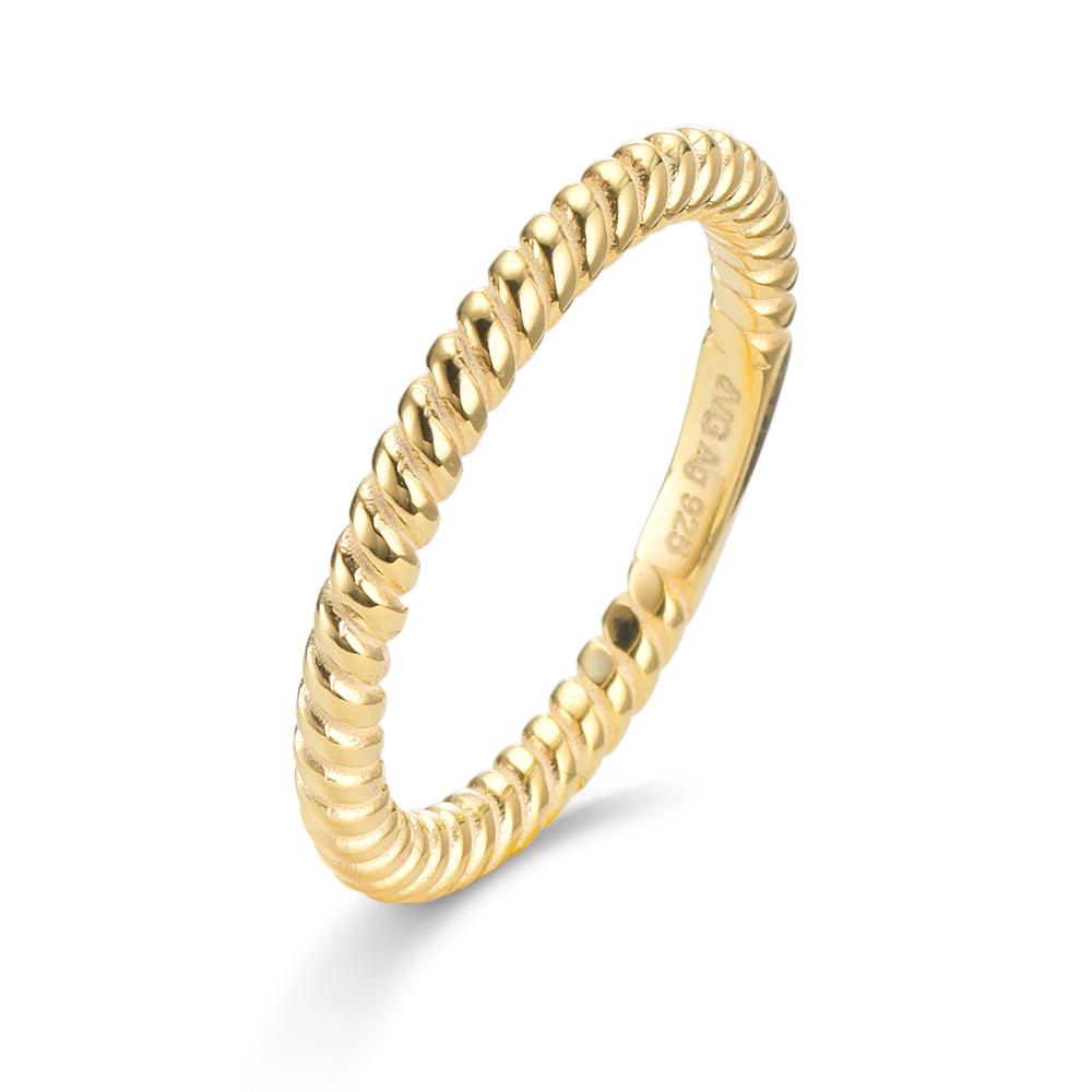 Bague à superposer Argent jaune Plaqué or