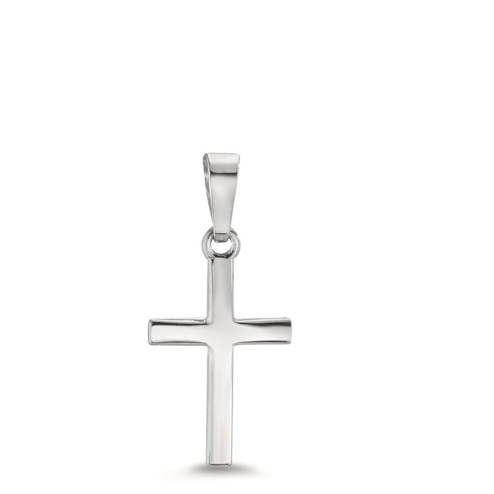 Pendentif Or blanc 18K Croix