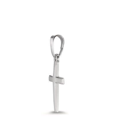 Pendentif Or blanc 18K Croix