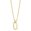 Collier Argent jaune Plaqué or 40-44 cm