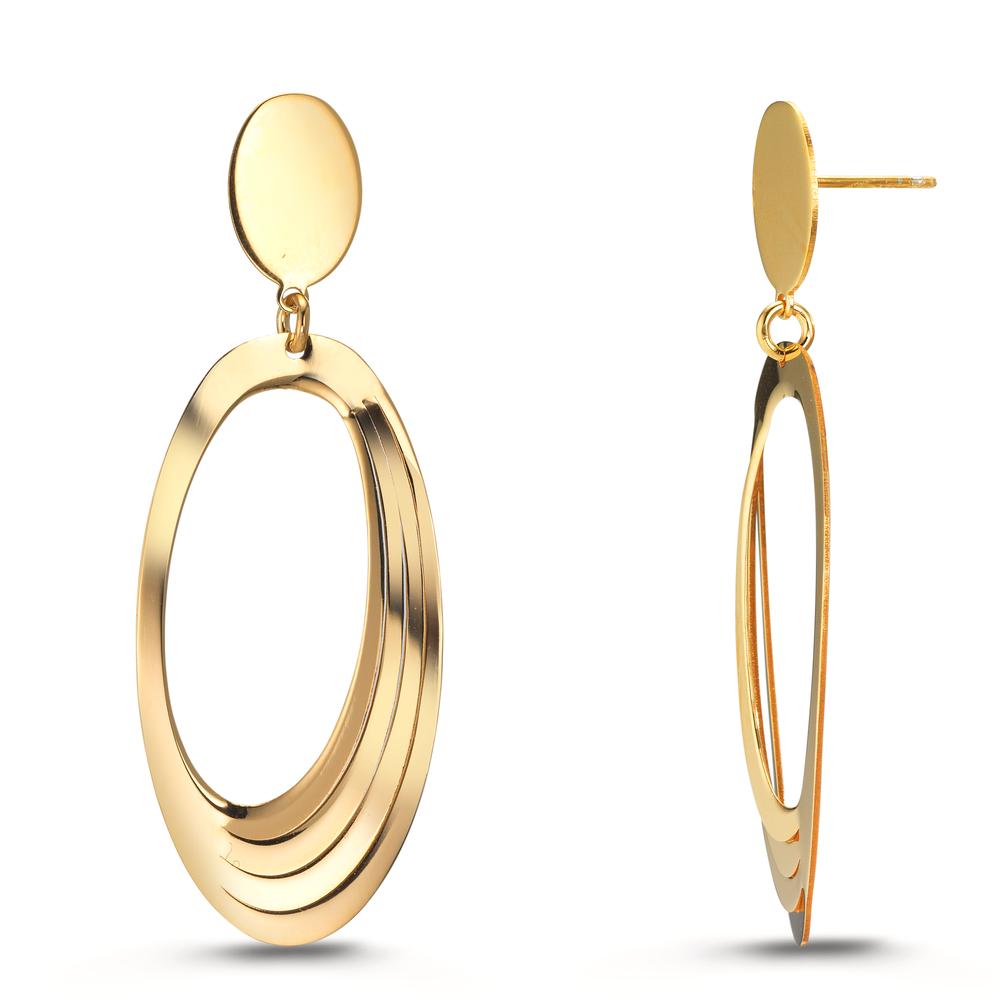 Pendant d'oreilles Argent jaune Plaqué or