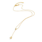 Collier Argent jaune Plaqué or 40-44 cm