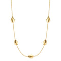 Collier Argent jaune Plaqué or 40-44 cm