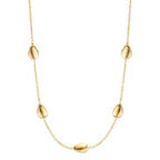 Collier Argent jaune Plaqué or 40-44 cm