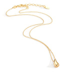 Collier Argent jaune Plaqué or 40-44 cm