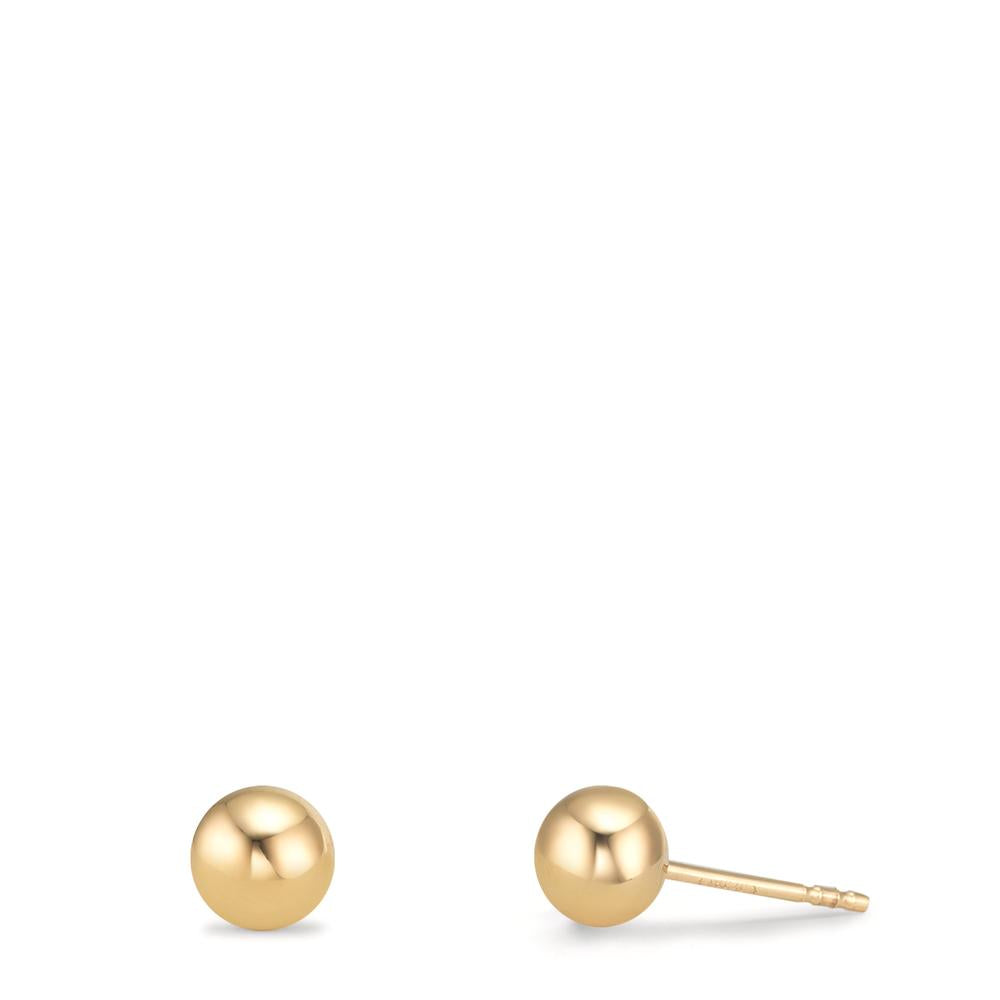 Clous d'oreilles Or jaune 9K Ø4 mm