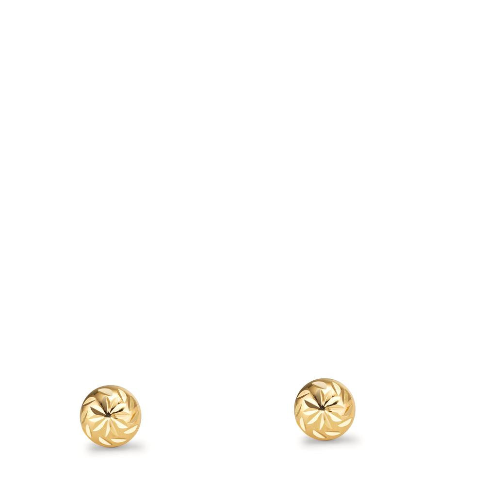Clous d'oreilles Or jaune 9K Ø4 mm