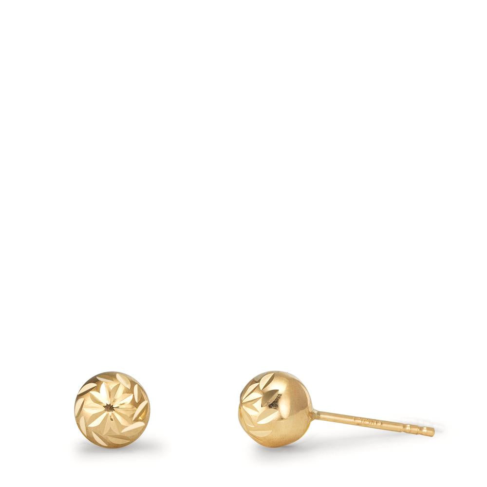 Clous d'oreilles Or jaune 9K Ø5 mm