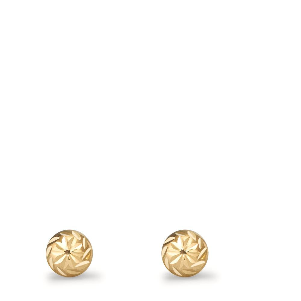 Clous d'oreilles Or jaune 9K Ø5 mm