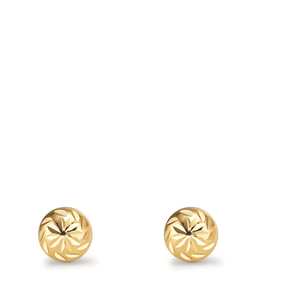 Clous d'oreilles Or jaune 9K Ø6 mm