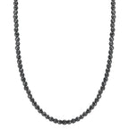 Collier Acier inoxydable Hématite 3 mm 42 cm