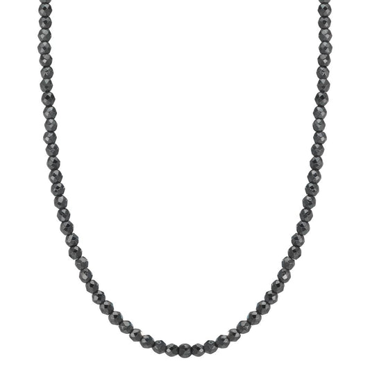 Collier Acier inoxydable Hématite 3 mm 42 cm