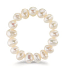 Bague perle d'eau douce, 5 mm