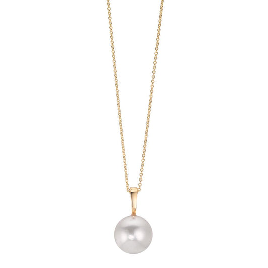 Pendentif Or jaune 14K perle Akoya 8-8.5 mm