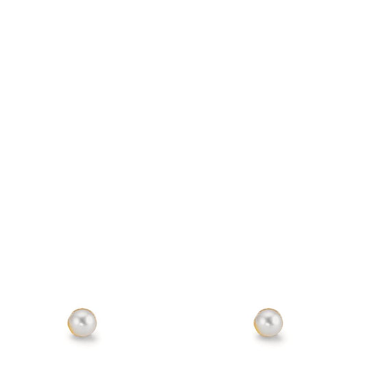 Clous d'oreilles Or jaune 9K [shining Pearls], 2 Perles 2-2.5 mm