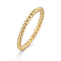 Bague à superposer Or jaune 9K