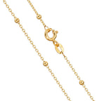 Collier Or jaune 14K 43 cm